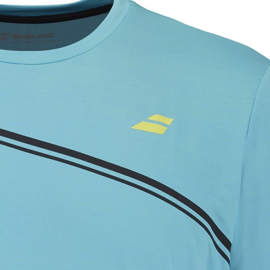 Babolat Compete Crew Neck Tee T-shirt (Scuba Blue)
