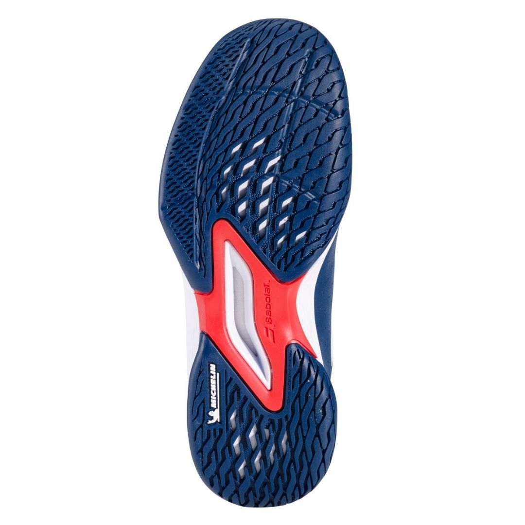 Babolat Propulse Junior 3 All Court Boy BA3J2S25A478 Padelskor (Estate Blue/White)