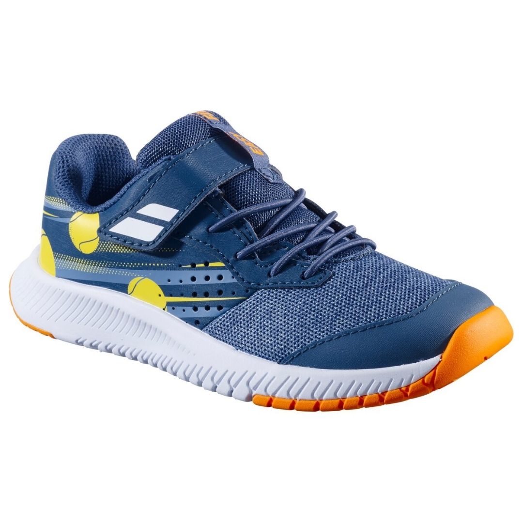 Babolat Pulsion Kid All Court Boy Padelskor (Blue/Yellow)