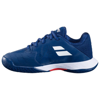 Babolat Propulse Junior 3 All Court Boy BA3K2S25A478 Padelskor (Estate Blue/White)