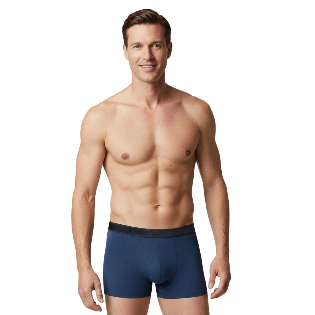 Impetus Plain Boxershorts (2-pack, Blue+Navy Blue)