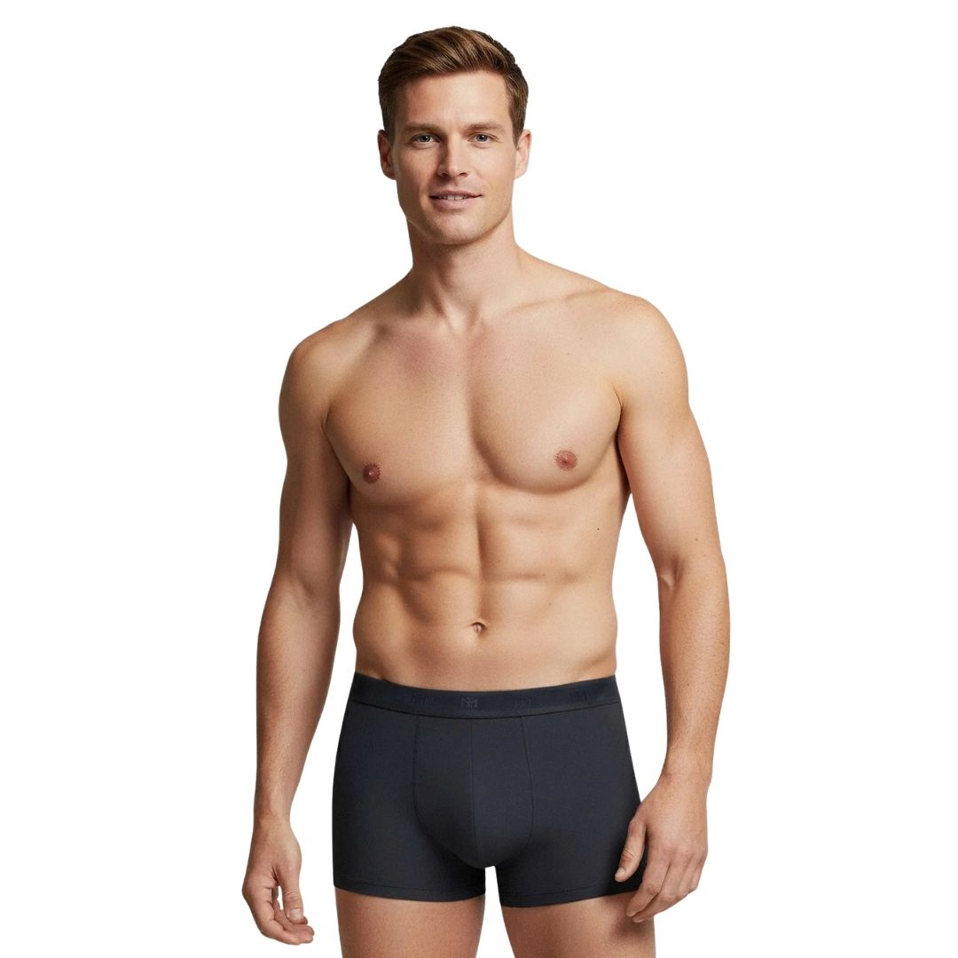 Impetus Plain Boxershorts (2-pack, Green+Navy Blue)