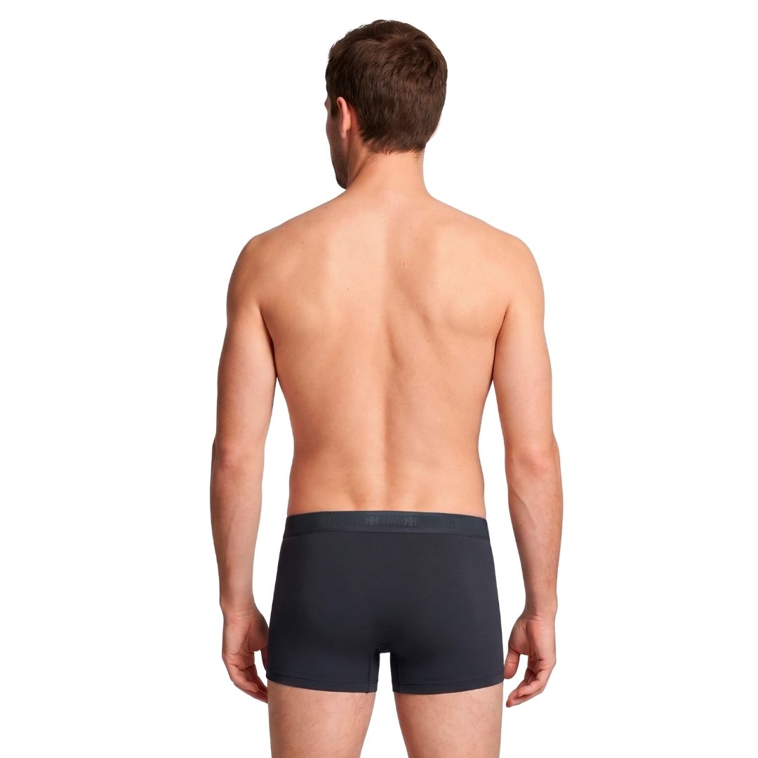 Impetus Plain Boxershorts (2-pack, Grey+Navy Blue)