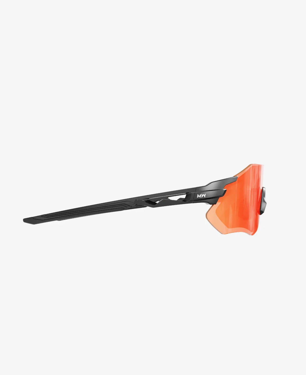 MessyWeekend Sonic Solglasögon (Black Orange Mirrored)