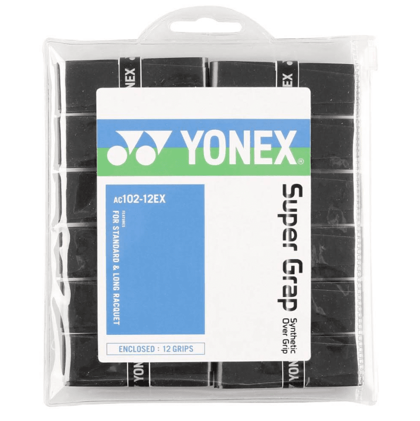 Yonex Super Grap (12-Pack, Black)