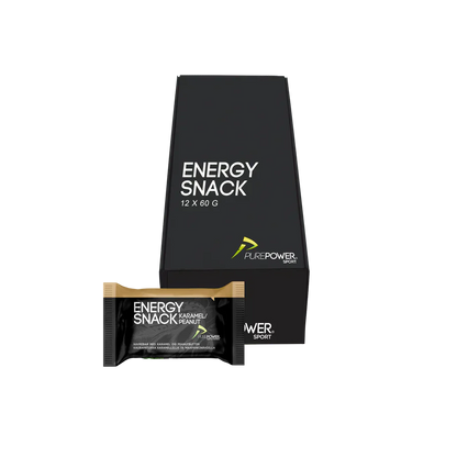 PurePower Energisnack Jordnöt/Karamell Smak (1 styck om 60 gram)