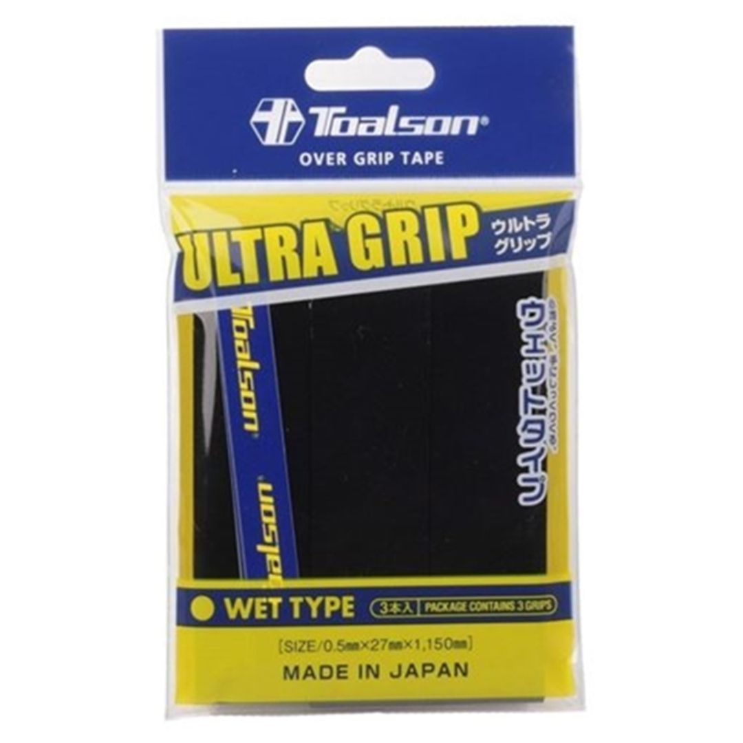 Toalson Ultra Grip 3-pack (Svart) padellife