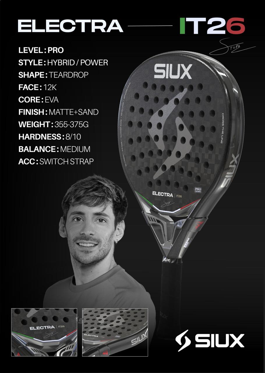 Siux Electra Pro IT26 Padelracket