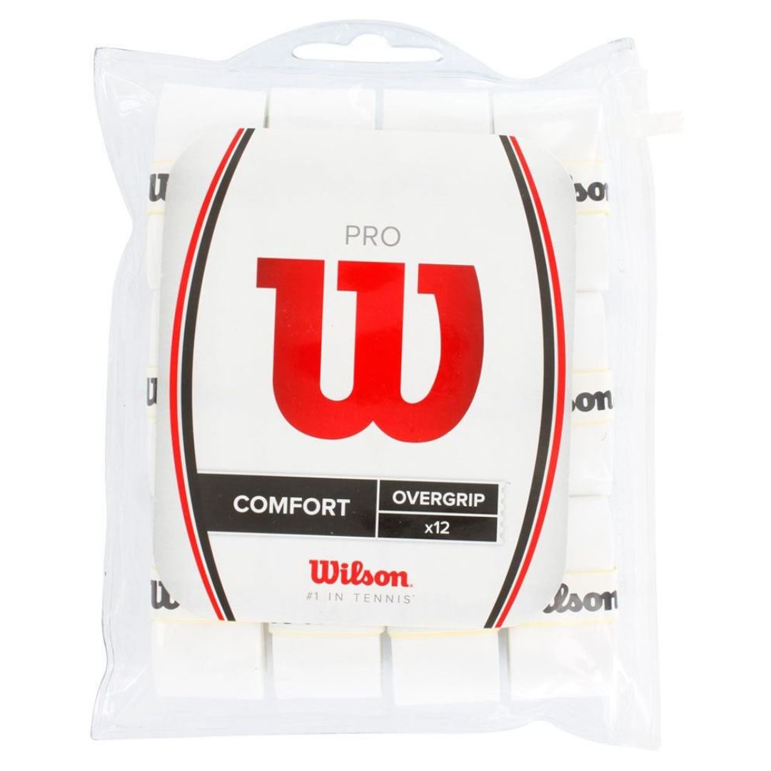 Wilson Pro Overgrip (Vit, 12-pack) padellife