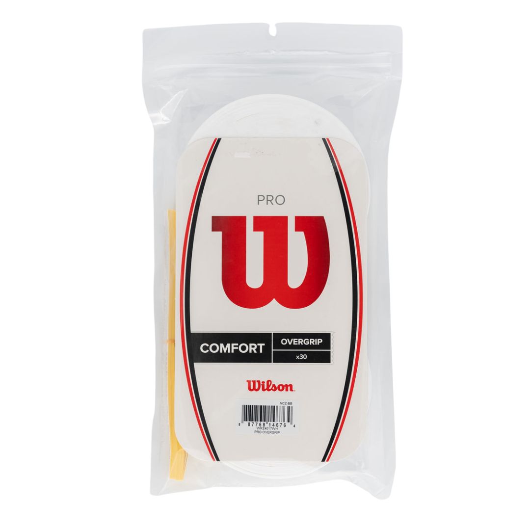 Wilson Pro Overgrip (Vit, 30-pack) padellife