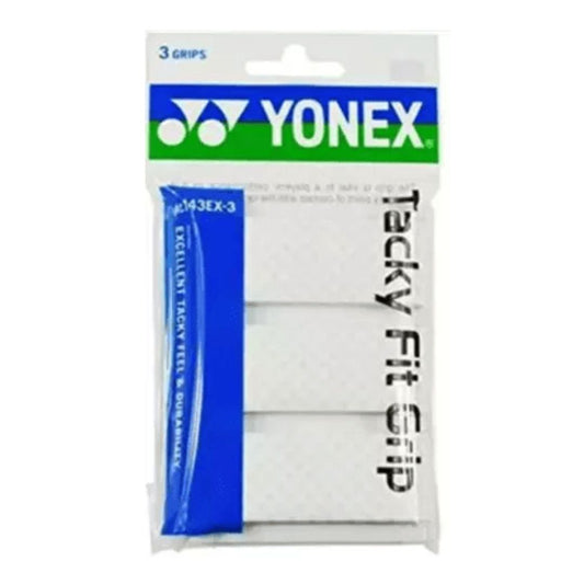 Yonex Tacky Fit grepp (3-pack, vit) padellife