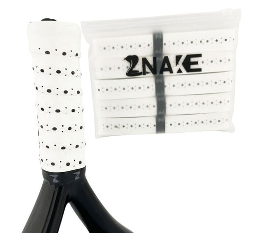 Znake Viper Sticky Padel Overgrips (5 pcs, White)