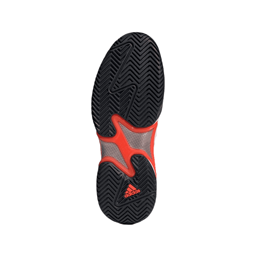 Adidas Barricade AC (Men's, Vit/Svart/Orange) Padelskor