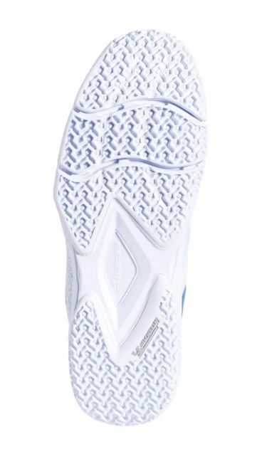 Babolat Sensa Women Padel Shoes (White/Cool Blue)