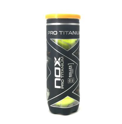 1 rör Nox Pro Titanium Padelbollar (3 st.)
