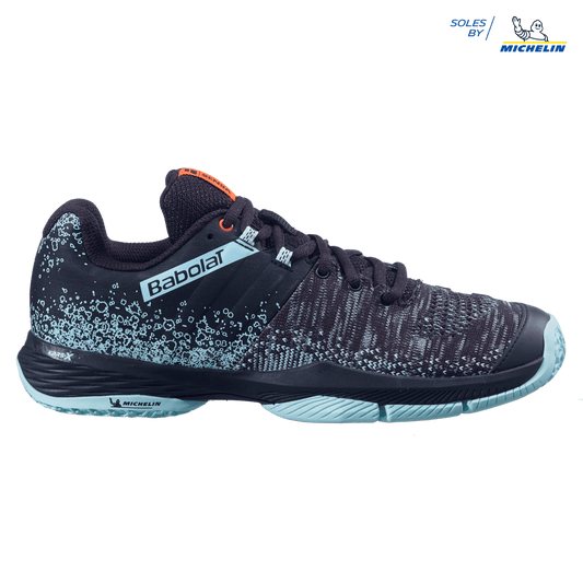 Babolat Sensa Women Padelskor (Svart/Turkos)