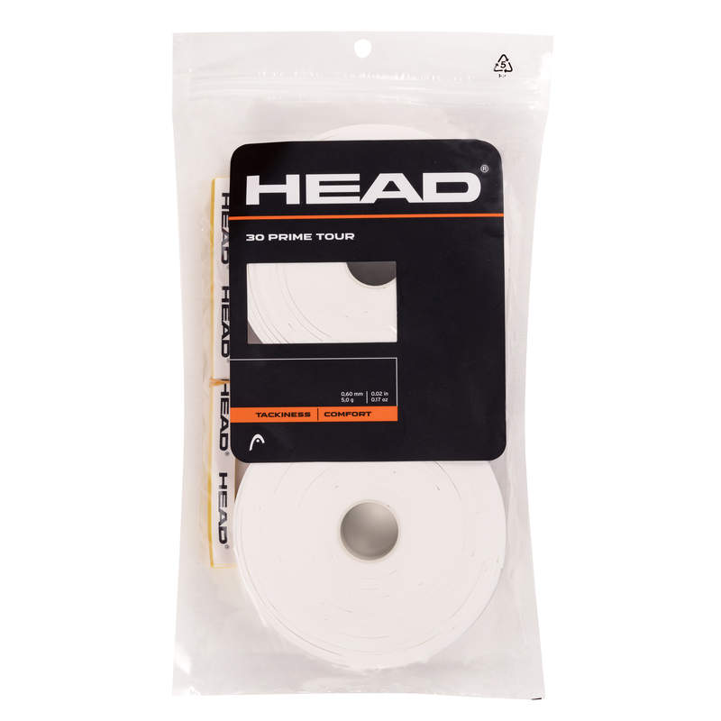 Head Prime Tour Overgrip (30-Pack, Vit)