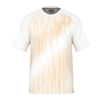 Head Performance T-shirt Herr (Tryck/Vit)