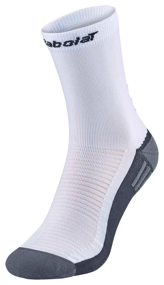 Babolat Padel Mid-Calf Strumpo (Vit/Svart)