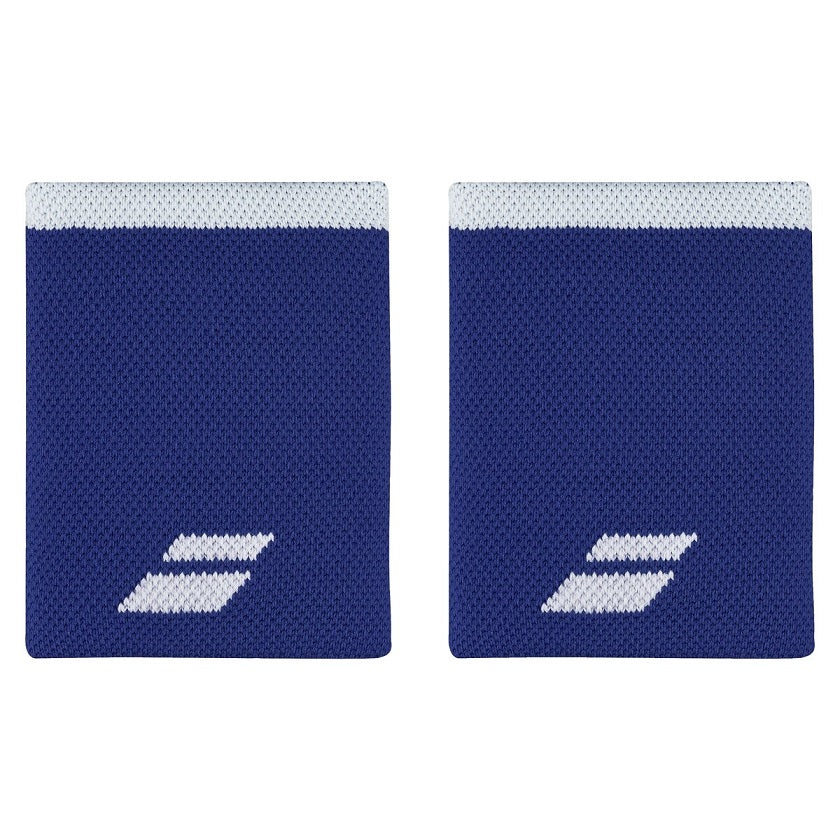 Babolat Logo Jumbo Wristbands (2-pack, Sodalite Blue)