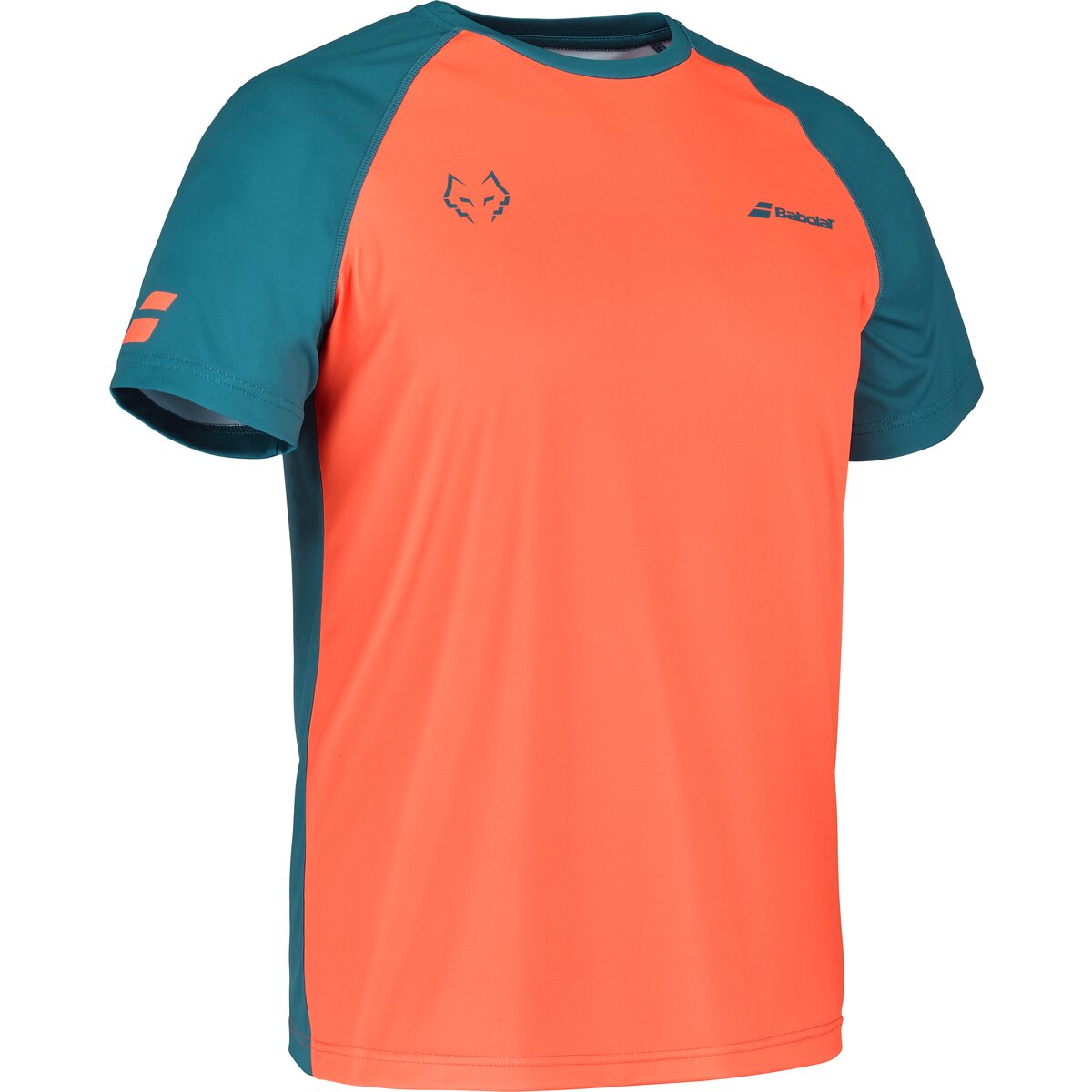 Babolat Crew Neck Tee Juan Lebron (Orange/Mörkblå)