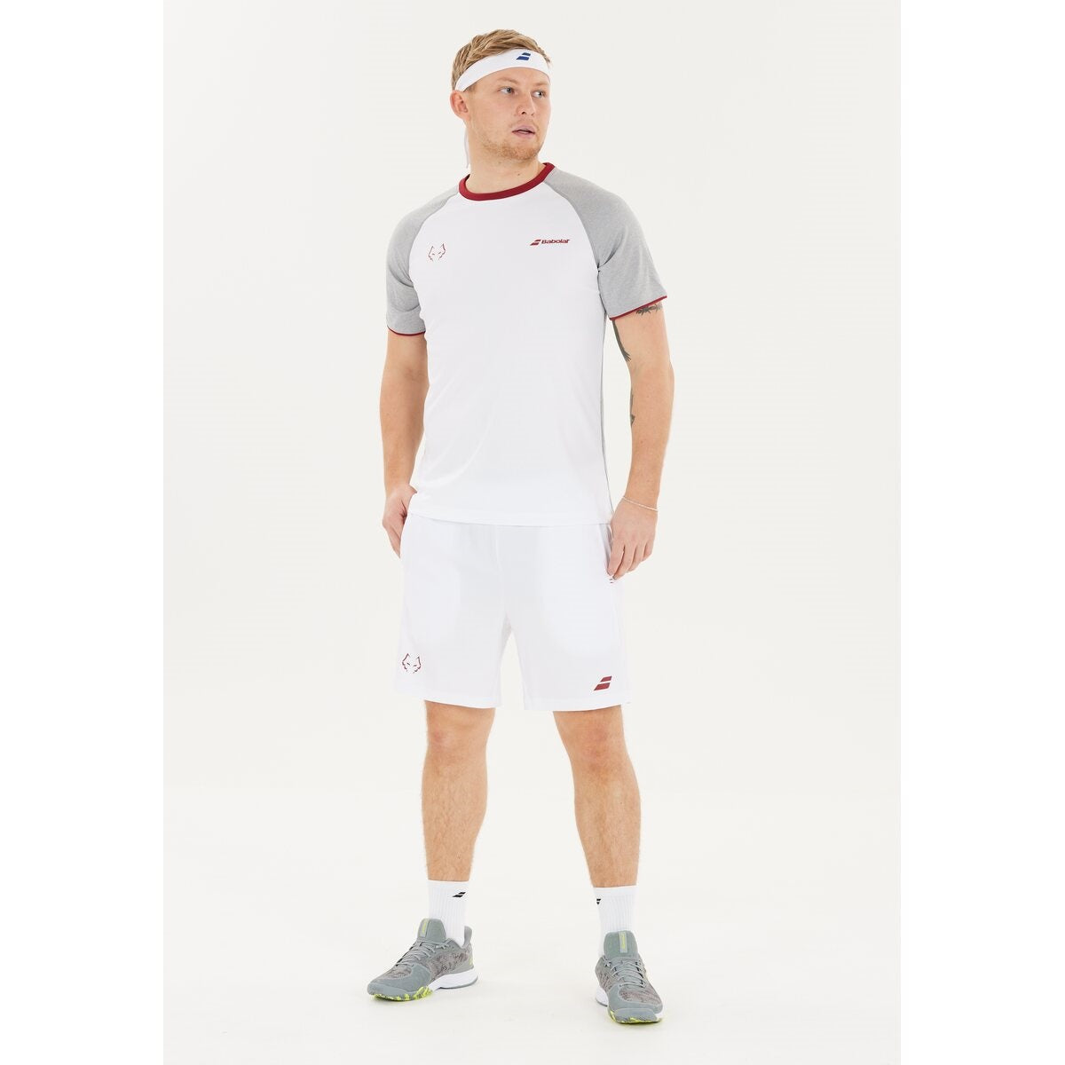 Babolat Shorts Juan Lebron (Vit/Vit)