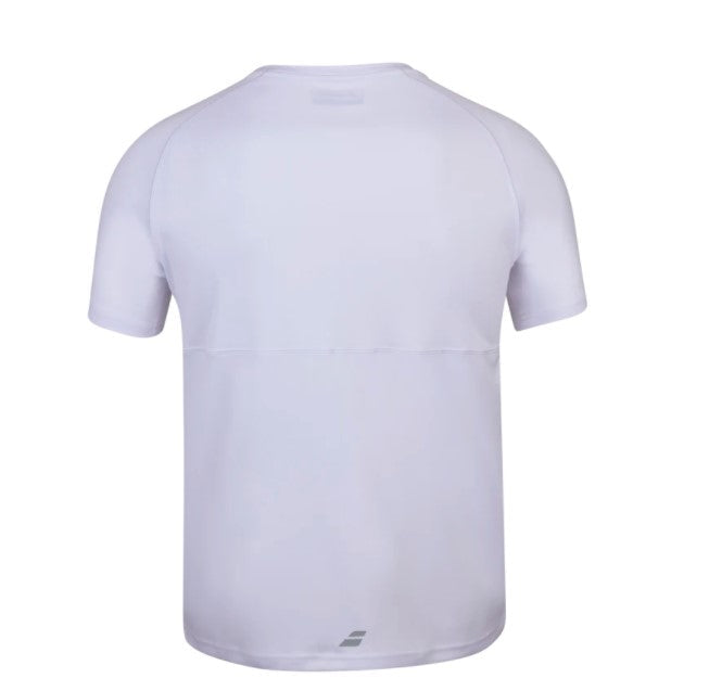 Babolat Play Crew Neck Tee (Vit)