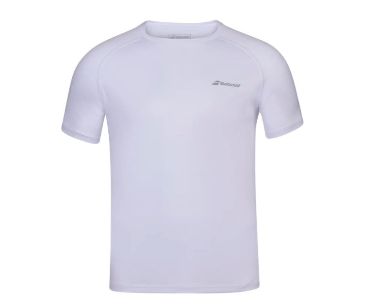 Babolat Play Crew Neck Tee (Vit)