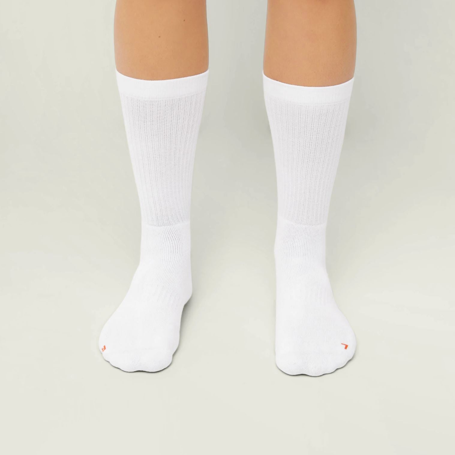 Cuera Padel Crew Socks (2-pack, Vit)