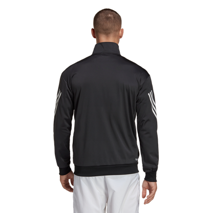 Adidas 3-Stripe Stickad jacka (svart)