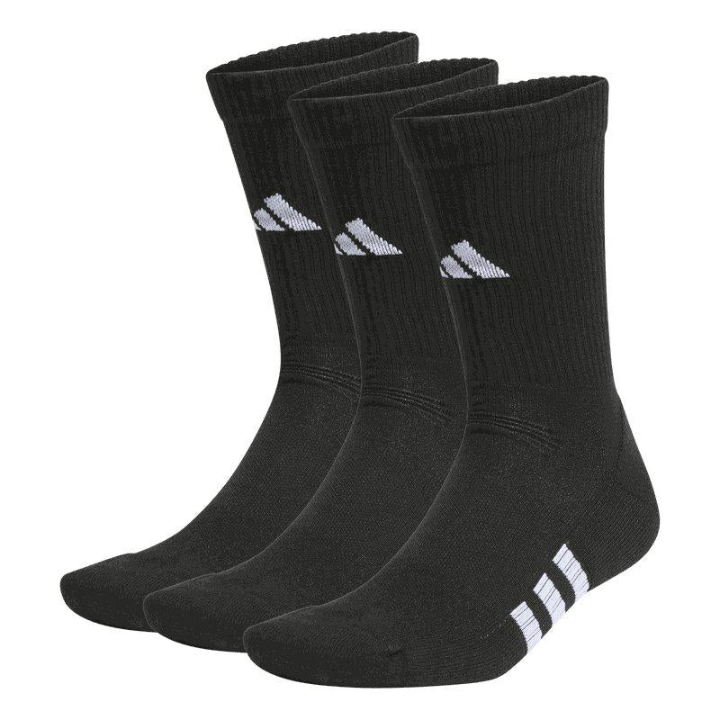 Adidas Performance Cush Crew Strumpor (3-pack, Svart)