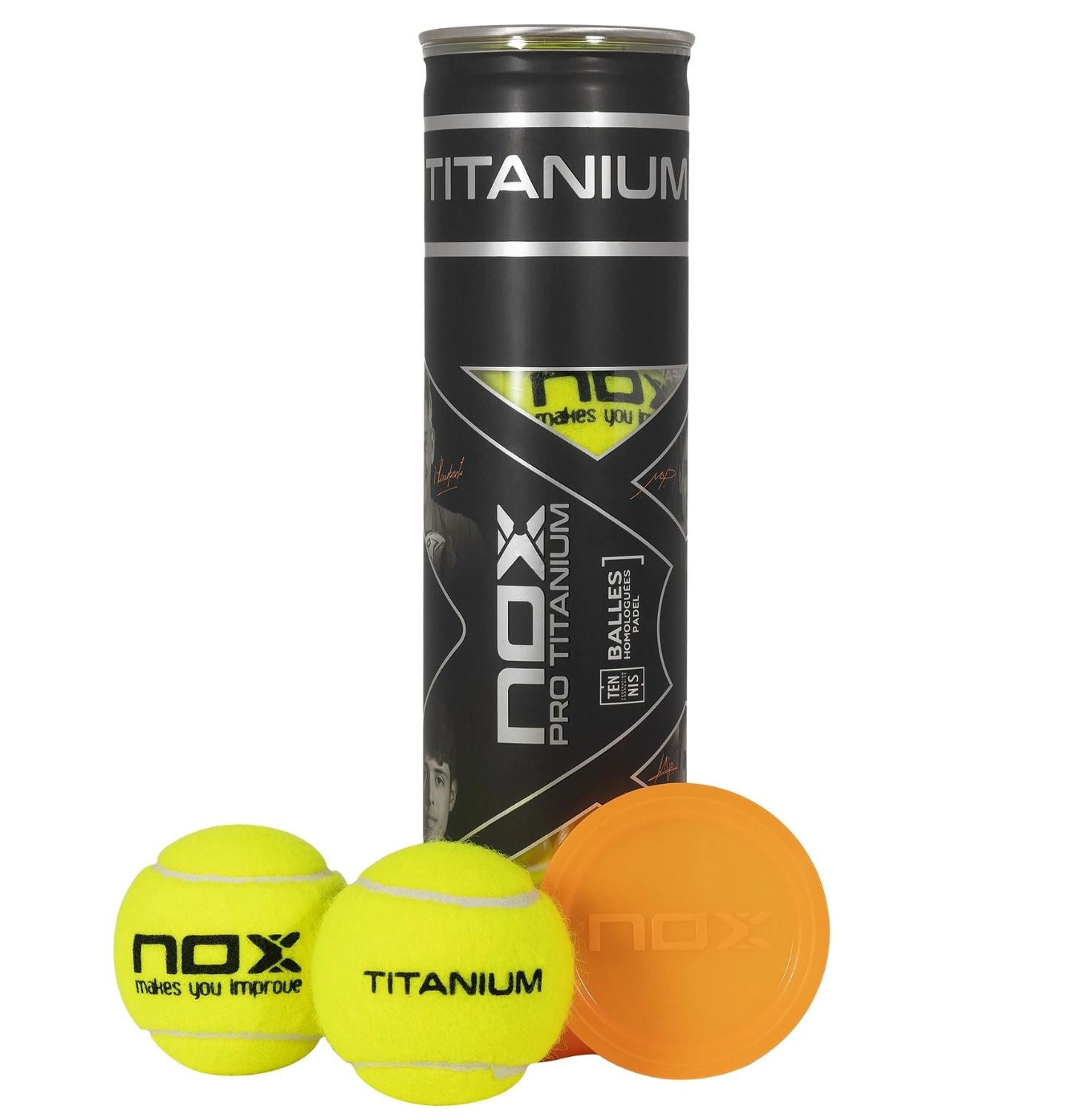 Nox Pro Titanium Padelbollar (4 st)