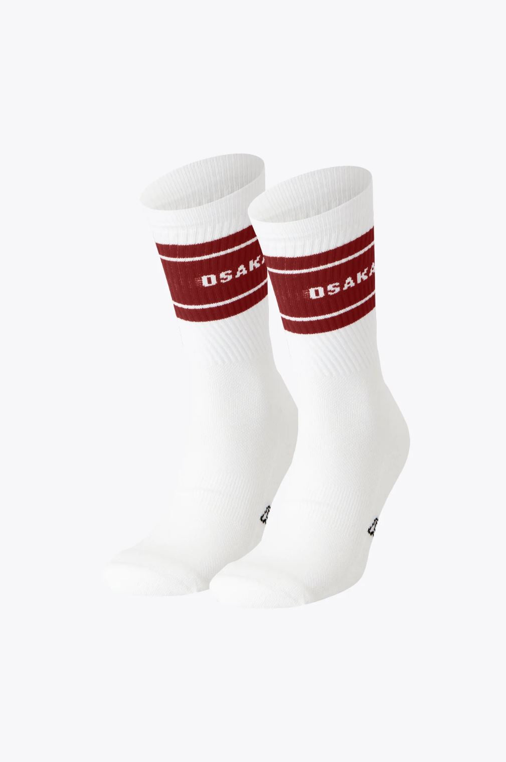 Osaka Socks 2-pack (Vit/Vinröd)