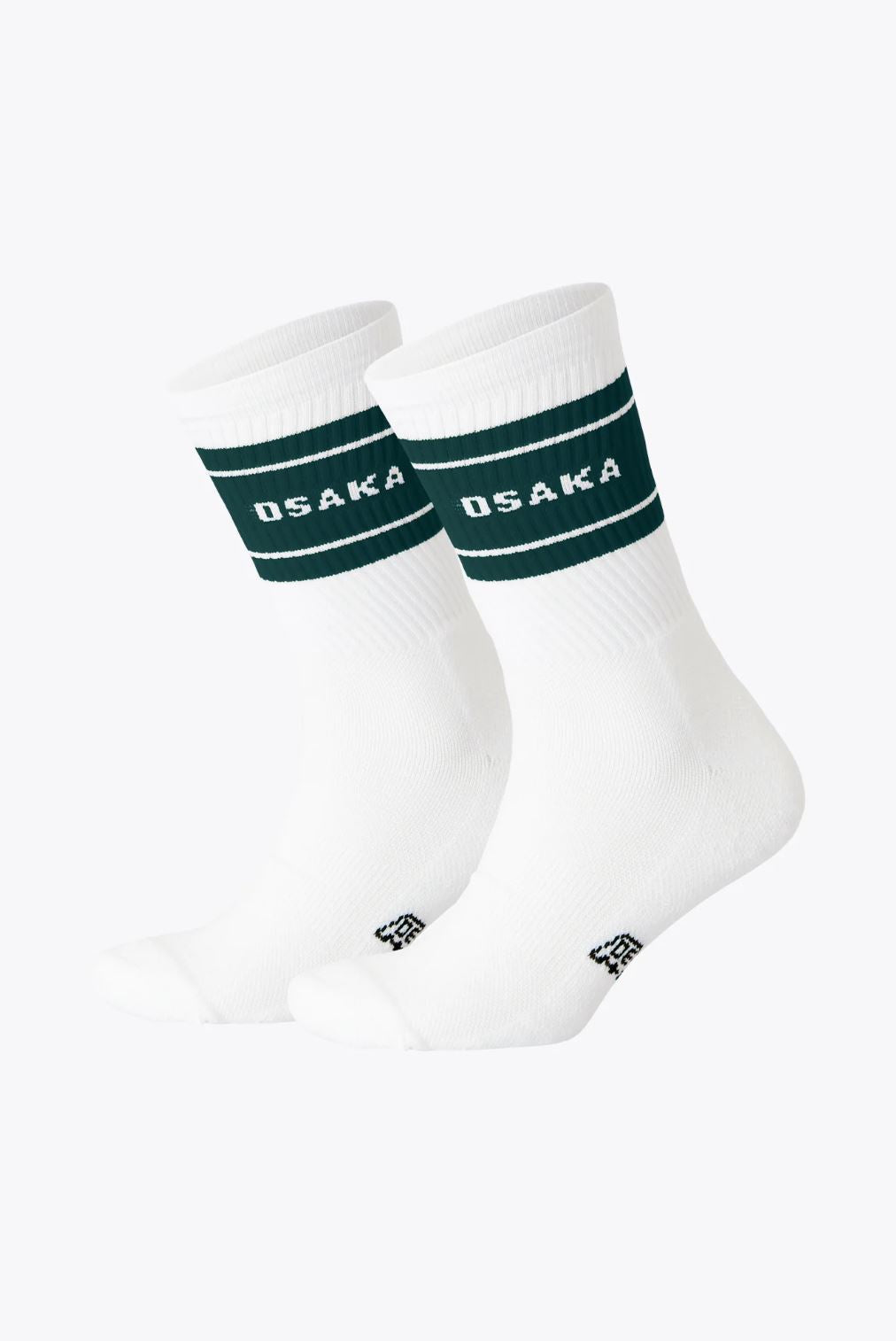 Osaka Socks 2-pack (Vit/Grön)