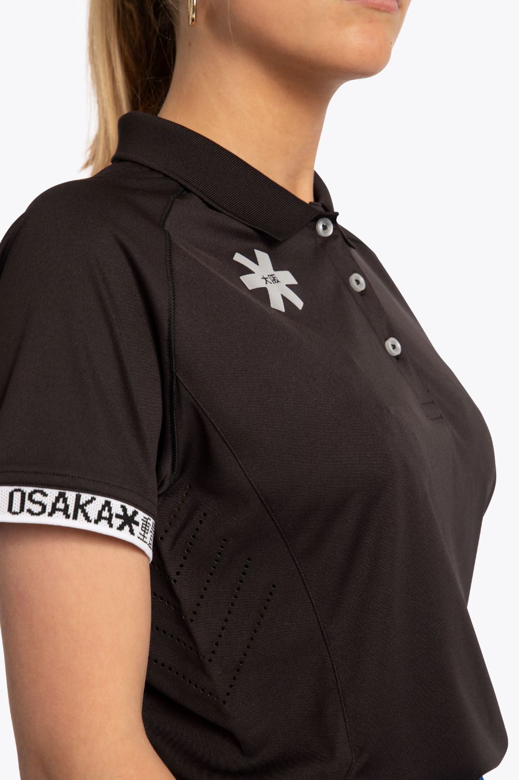 Osaka Women's Polo Jersey (Svart)