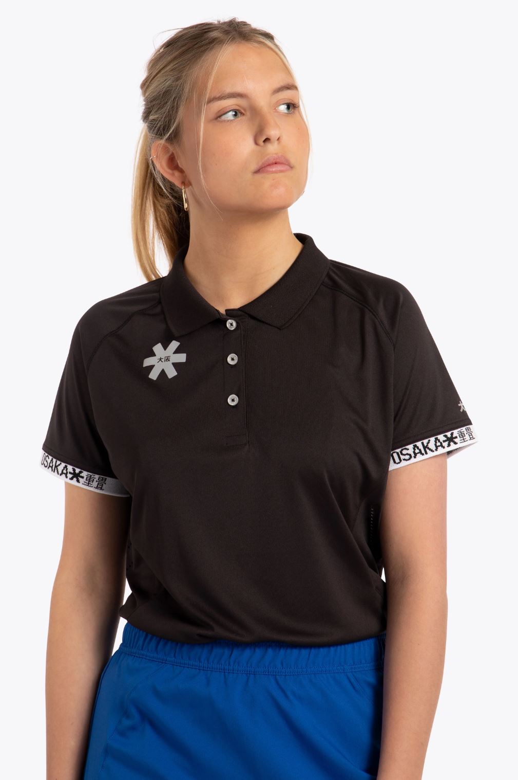 Osaka Women's Polo Jersey (Svart)