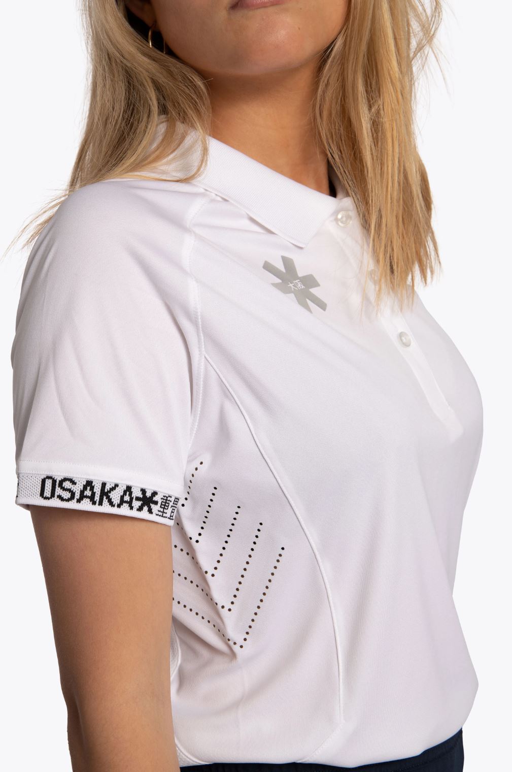 Osaka Women's Polo Jersey (Vit)