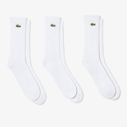 Lacoste Strumpor (3-pack, Blanc)