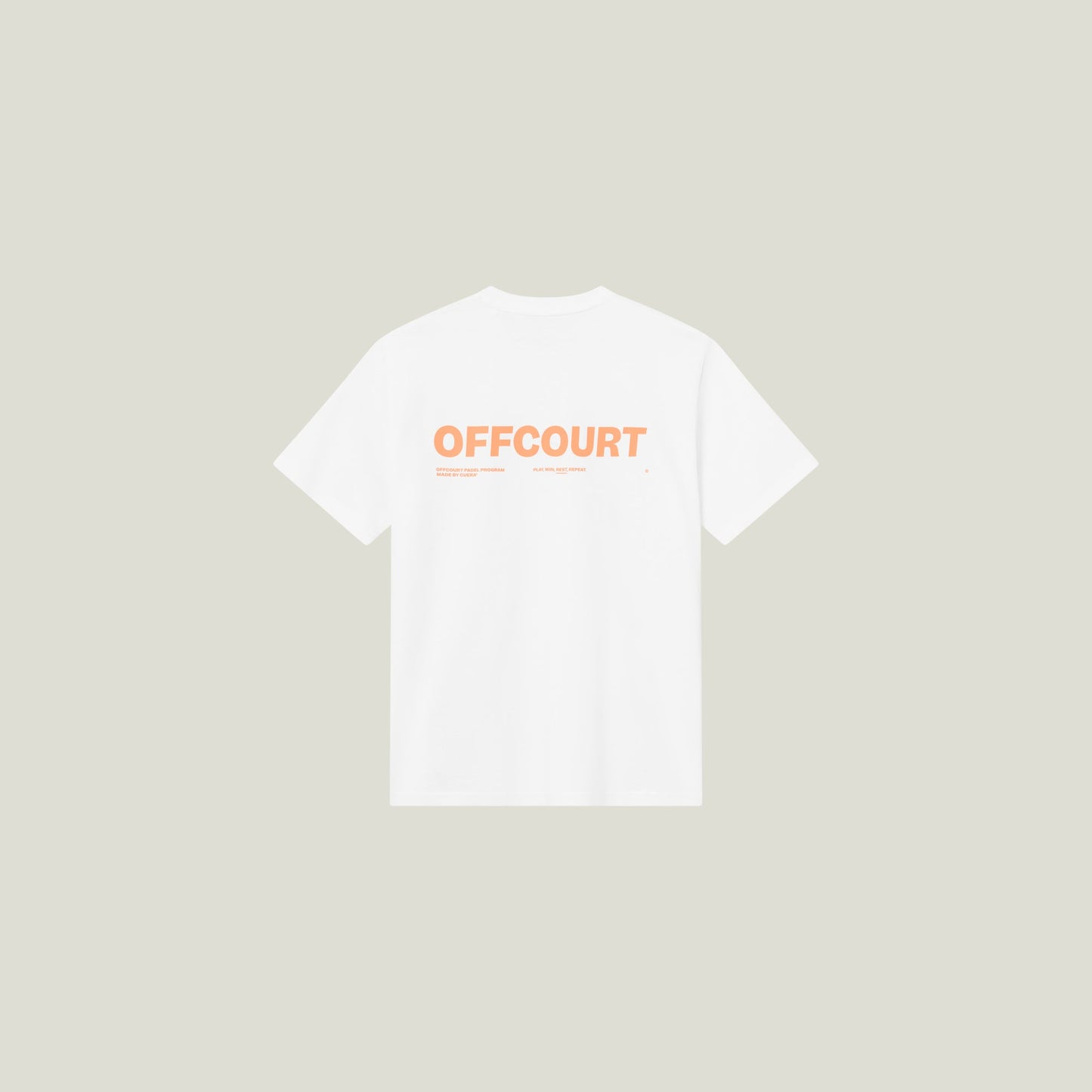 Cuera Relaxed Heavy offcourt T-shirt (Vit)