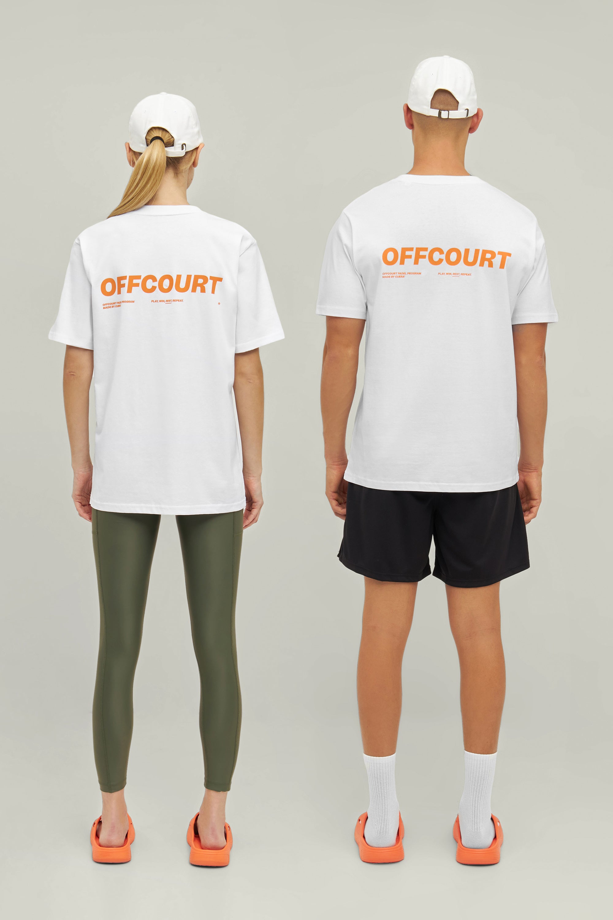 Cuera Relaxed Heavy offcourt T-shirt (Vit)