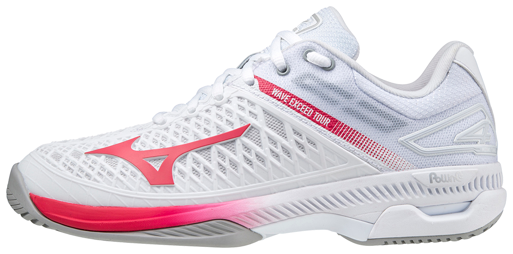 Mizuno Exceed Tour 4 AC Women (Vit/Röd) Padelskor