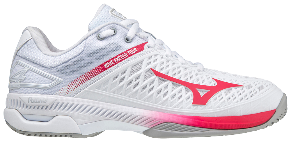 Mizuno Exceed Tour 4 AC Women (Vit/Röd) Padelskor