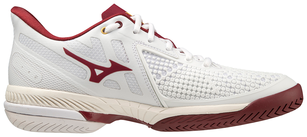 Mizuno Wave Exceed Tour 5 AC Women Padelskor (Vit/Cabernet/Papyrus)