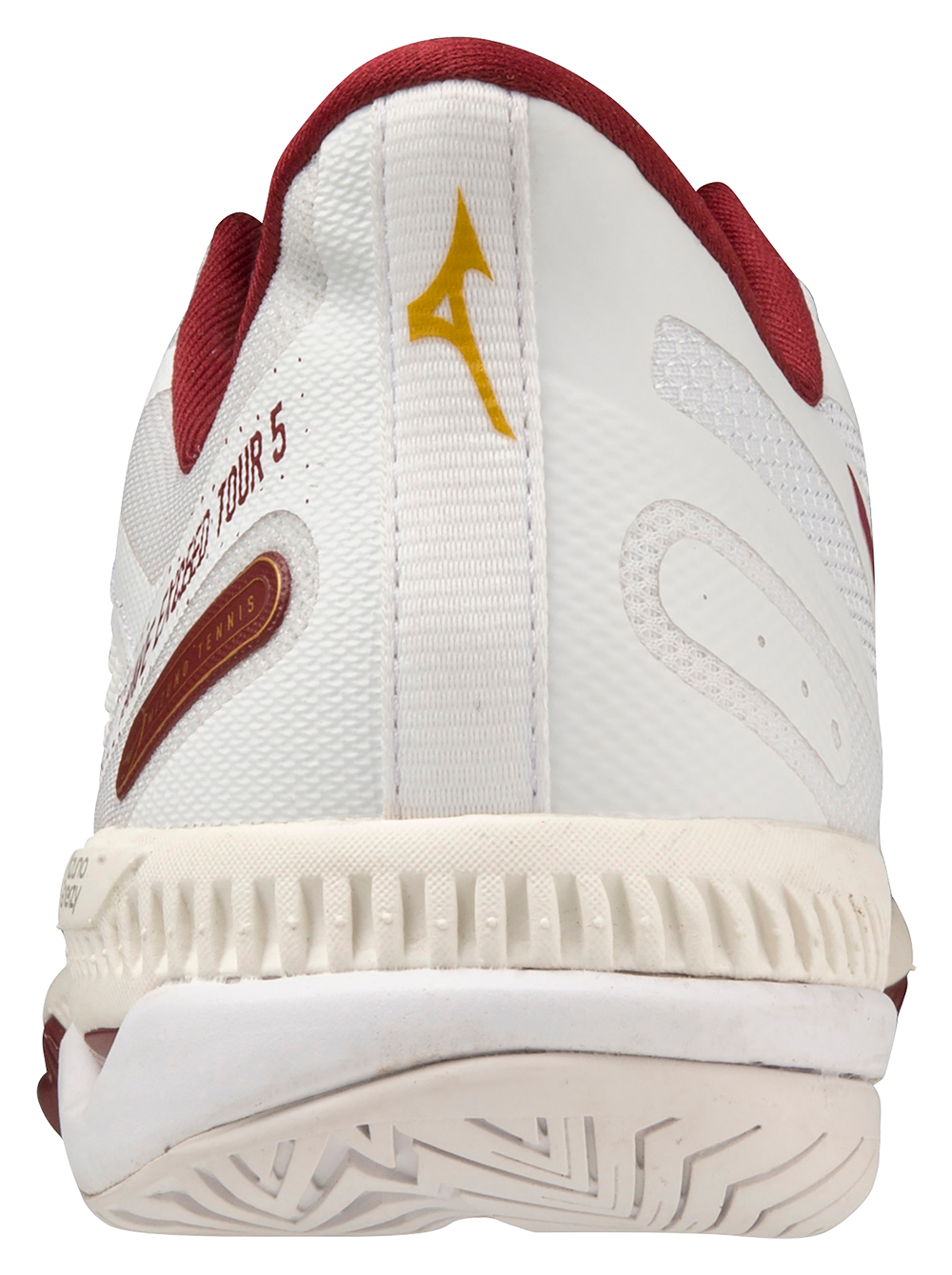 Mizuno Wave Exceed Tour 5 AC Women Padelskor (Vit/Cabernet/Papyrus)