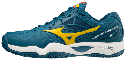 Mizuno Wave Intense Tour 5 CC Padelskor (Mens, Petroleum grön)