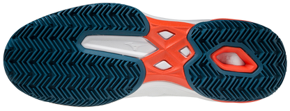 Mizuno Exceed Light CC Padelskor (Mens, vit/orange)