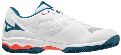 Mizuno Exceed Light CC Padelskor (Mens, vit/orange)