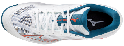 Mizuno Exceed Light CC Padelskor (Mens, vit/orange)