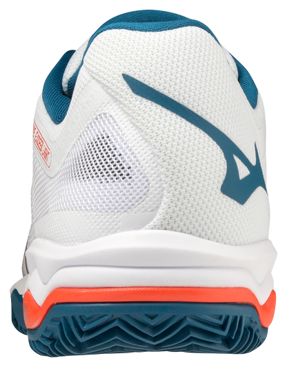 Mizuno Exceed Light CC Padelskor (Mens, vit/orange)