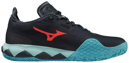 Mizuno Wave Enforce Tour CC Padelskor (Collegiate Blå/Soleil/Tanager turkos)